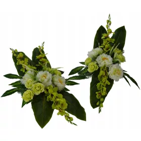   Composizione SET, vaso da fiori, vaso, fiori, decorazione tombale