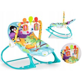  Sedia a dondolo Kinder_play, vibrazione, 3in1, FINO A 18kg