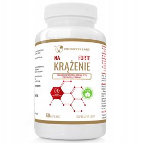   NA KRĄŻENIE FORTE di Progress Labs - Supporto Circolatorio Vegano, 60 Capsule