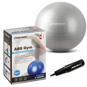    Balanssen Gym Ball Palla riabilitativa grigia da 55 cm con sistema ABS