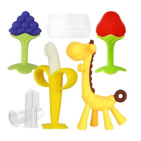    Massaggiagengive per logopedia, per la dentizione, in silicone ortodontico multicolore