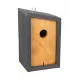  CASSA NIDO IN LEGNO PER TETTE 14,5x14x21,5/25