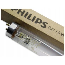  Lampada fluorescente Philips TUV UV-C 15 W G15 T8