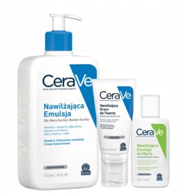   Kit Idratante CeraVe: Crema e Emulsioni per Pelli Normali, Secche e Molto Secche