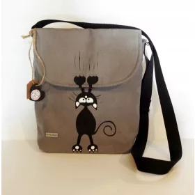    Borsa per bambini UniQueBags bianco, nero, sfumature di rosa gatto