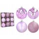  PALLE PER ALBERO DI NATALE, VIOLA, 8 cm, SET da 9 pz