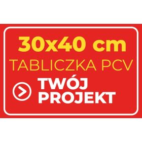 Targa 30x40, qualsiasi stampa, disegno testo, PVC