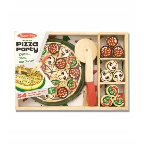    Melissa And Doug 10167 Pizza in legno per affettare + accessori