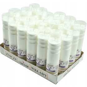  Inserto in paraffina per candele 24 cm