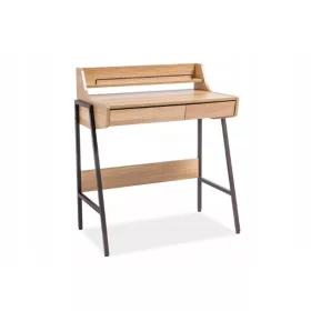    Scrivania rettangolare Signal Desks 77 x 48 x 89 cm, rovere naturale