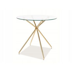  Tavolo rotondo Signal GLAMOUR 80 x 80 x 75 cm oro