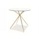  Tavolo rotondo Signal GLAMOUR 80 x 80 x 75 cm oro