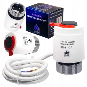    ATTUATORE TERMOELETTRICO PER VALVOLA DISTRIBUTORE FILETTO M28NC - 230V DAMIX