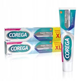    Corega Super Strong crema fissante per protesi, leggermente menta 70 g