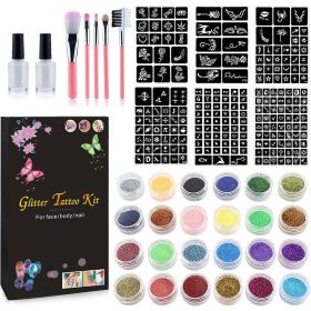 TATUAGGI GLITTER PER RAGAZZA, LAVABILI 151 pezzi