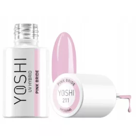  YOSHI Smalto Ibrido Rosa Sposa 211- 6 Ml