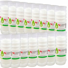   15 PZ INSERTI INSERTI PER CANDELE CANDELE PARAFFINA PARAFFINA 4 GIORNI 96H