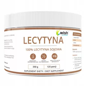   Lecitina di Soia 100% in Polvere 250g - Migliora Memoria e Concentrazione - WISH PHARMACEUTICAL®