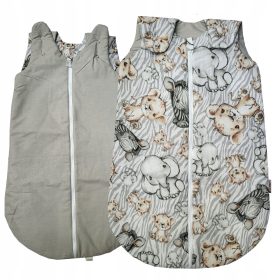    Sacco nanna per neonato 1,5 TOG, tutto l'anno, 100% cotone, 75 x 43 cm