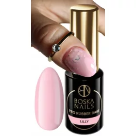    BOSKA NAILS Base in gomma per unghie RUBBER BASE PRO LILLY 6ml