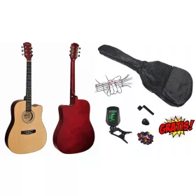    Chitarra acustica Dreadnought per destrimani Montana, western