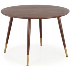    Tavolo rotondo Halmar Domenico, regolabile in altezza, 110 x 110 x 76 cm, noce