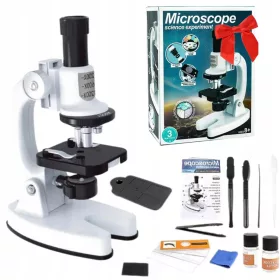    Microscopio per bambini Toys-Helenki Microscopio giocattolo interattivo educativo a LED XL