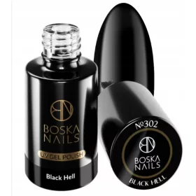  Boska Nails Divine black hell Smalto ibrido da 6 ml