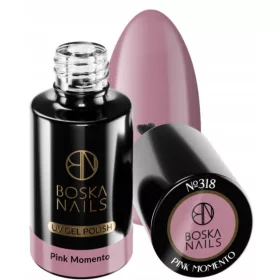  Boska Nails Divine pink momento 318 Vernice ibrida da 6 ml