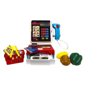    Registratore di cassa del negozio, calcolatrice, lettore del negozio