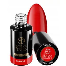  Boska Nails Divine bevanda rossa 332 Smalto ibrido da 6 ml