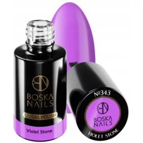  Boska Nails Divine Violet Stone 343 Smalto ibrido da 6 ml