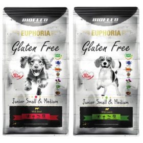    BIOFEED Alimento secco per cani e cuccioli con Manzo 2kg + Agnello 2kg
