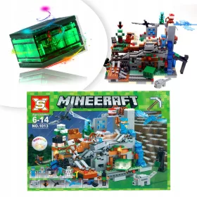    Minecraft Castello nella Grotta della Montagna DUNGEON +2 BLOCCHI LEGO