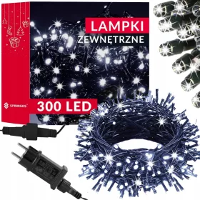    Springos Luci per albero di Natale da esterno 17,5 m 201 - 300 luci