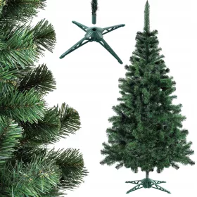    ALBERO DI NATALE ARTIFICIALE KADAX 155cm PINO ABETE PROSSO SPESSO COME IL VIVO + SUPPORTO