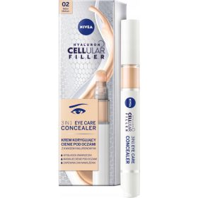    NIVEA Hyaluron Cellular Filler 3in1 Crema che corregge le occhiaie sotto gli occhi, colore chiaro, 4 ml