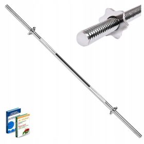    BARRA DRITTA 180cm 30mm CANNA IN ZAFFIRO intera ACCIAIO filettata MORSETTI