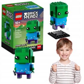    FIGURA LEGO BRICKHEAZ DI MINECRAFT, DECORAZIONE PERFETTA, OTTIMO REGALO!