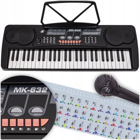    Meike tastiera pianoforte KIT adesivi per supporto microfono