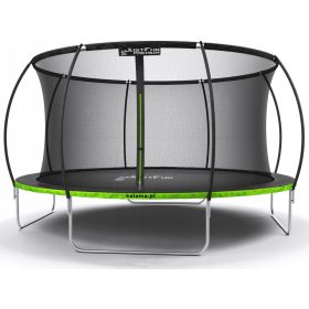 Trampolino Just Fun 12 piedi 374 cm PREMIUM NERO