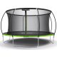 Trampolino Just Fun 12 piedi 374 cm PREMIUM NERO
