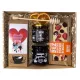Set cesto regalo, tè, marmellata, miele