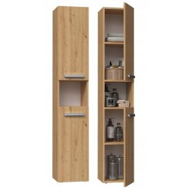  Mensola per mobiletto da bagno NEL e rovere artigianale