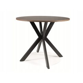  Tavolo rotondo Signal Tables 90 x 90 x 75 cm noce