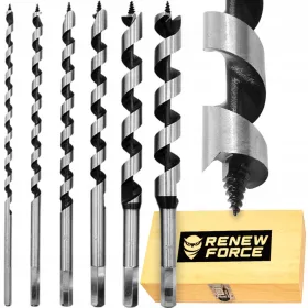   Punte per legno 230MM set di punte 6-25 mm + scatola MARCA POLACCA in regalo