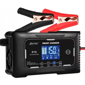    Raddrizzatore Caricatore Intelligente HTRC P15 12V/24V 15A LCD