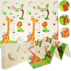    TAPPETINO EDUCATIVO PER NEONATI, INTERATTIVO, IN SCHIUMA DOPPIO LATO, 200X180 XPE