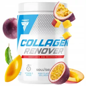   Trec Nutrition Collagen Renover | Integratore di Collagene con Vitamina C, Sapore di Mango-Passion Fruit