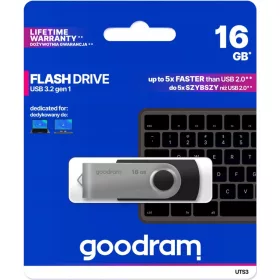  Chiavetta GOODRAM UTS3 16 GB USB 3.0 nera